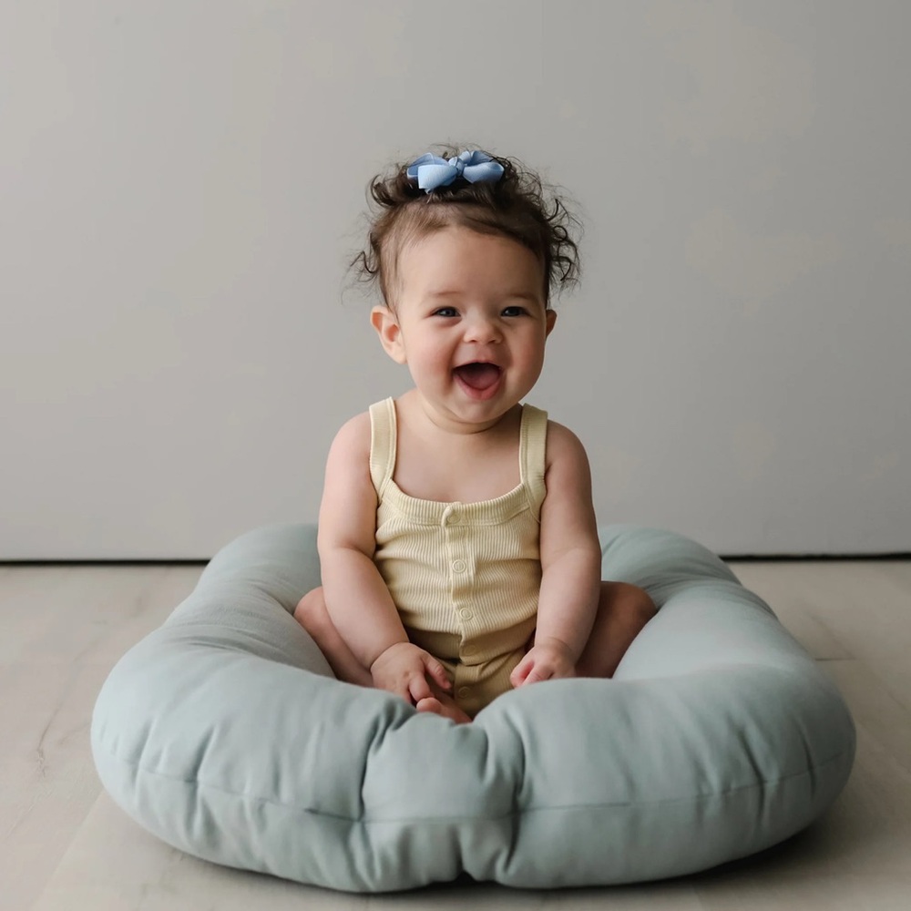 SnuggleMe infant lounger and cover